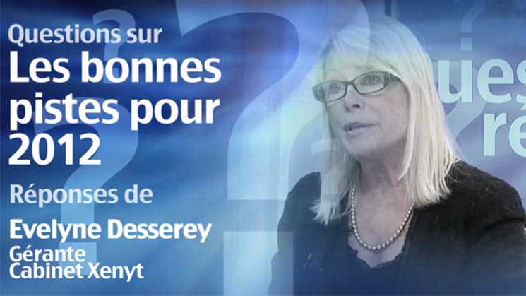 Evelyne Desserey reste sereine pour 2012